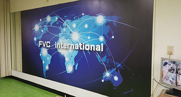 沸活量國際生技｜世界地圖主題牆設計輸出施工 FVC 世界地圖主題形象牆設計、輸出與施工