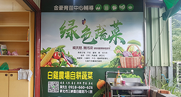 三峽白雞農場｜自耕蔬菜牆面 農場自耕蔬菜主題牆面設計、輸出與施工