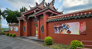 行天宮｜入口牆面祝壽展板 入口意象牆展板設計輸出施工，融合廟宇建築語彙